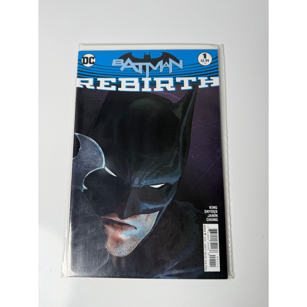 Batman Rebirth 1 2016 DC Comics Mikel Janin Cover Tom King Scott Snyder